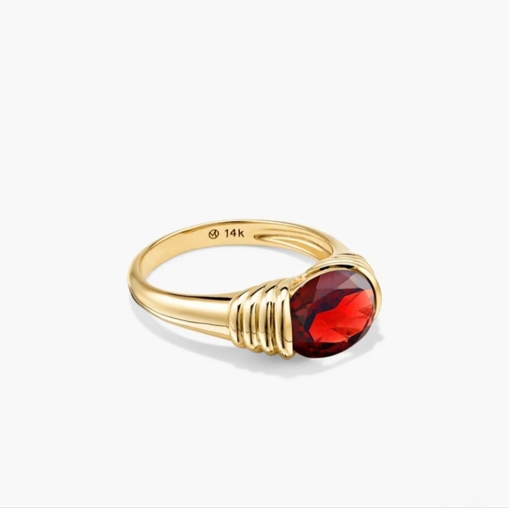 MEJURI 14K Solid gold Heirloom Ring